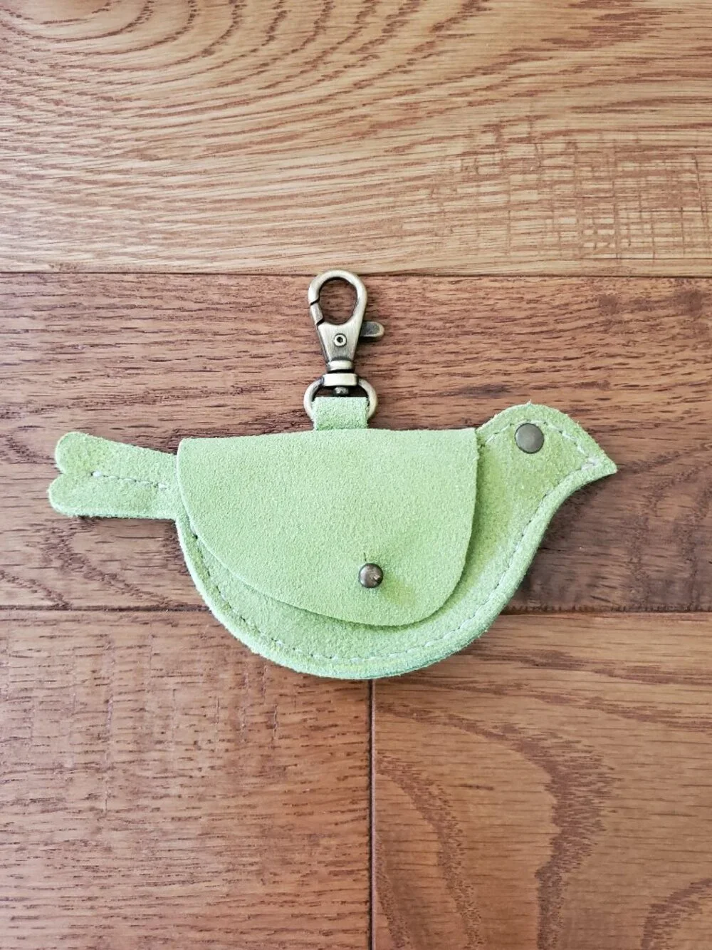 BNNU Portland Leather Lime Mockingbird Pouch